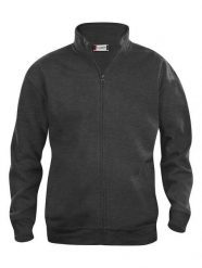 Kardigan męski Clique Everyday Comfort z pełnym zamkiem - melanż antracytowy. Szare kardigany męskie CLIQUE, m, bez wzorów, z bawełny, bez kołnierzyka. Za 195.08 zł.