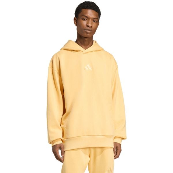 Bluza męska adidas All Szn Fleece Hoodie. Żółte bluzy bez kaptura męskie Adidas, m, z bawełny. Za 195.99 zł.