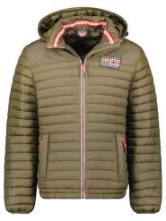 Geographical Norway Kurtka pikowana "Adalmo" w kolorze khaki rozmiar: XXL. Brązowe kurtki męskie Geographical Norway, xxl, z aplikacjami, bez kaptura. Za 149.31 zł.