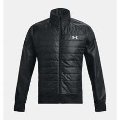 Kurtka Under Armour Storm Insulated Run Hybrid Czarna. Czarne kurtki treningowe męskie Under Armour, m, bez wzorów, z syntetyku, do biegania. Za 343.05 zł.
