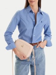 Beverly Hills Polo Club Torebka EO-BHPC-S-001-09 Écru. Listonoszki damskie Beverly Hills Polo Club, bez wzorów, z materiału, bez dodatków. Za 249.99 zł.