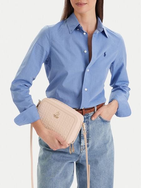 Beverly Hills Polo Club Torebka EO-BHPC-S-001-09 Écru. Listonoszki damskie Beverly Hills Polo Club, bez wzorów, z materiału, bez dodatków. Za 249.99 zł.