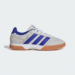 Buty Spezialist Indoor. Białe obuwie do biegania damskie Adidas. Za 399.00 zł.