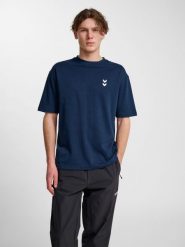 Koszulka Hummel Hiit. Niebieskie t-shirty damskie HUMMEL, s, z bawełny, bez ramiączek, na fitness i siłownię. Za 229.50 zł.