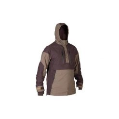 Bluza myśliwska imper Renfort 500. Brązowe bluzy bez kaptura męskie SOLOGNAC, xl, z elastanu. Za 349.99 zł.