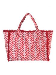 BLE Shopper bag w kolorze czerwonym - 42 x 40 x 20 cm rozmiar: onesize. Czerwone shopper bag damskie BLE, bez wzorów, z materiału, na ramię, bez dodatków. Za 54.95 zł.