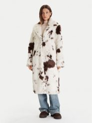 Vero Moda Futro Crystal 10343568 Beżowy Loose Fit. Brązowe futra damskie Vero Moda, xl. Za 499.99 zł.