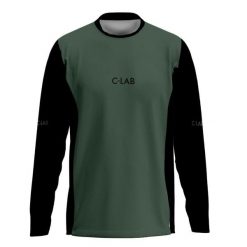 Koszulka MTB Enduro z długim rękawem. Czarne koszulki męskie z długim rękawem C-LAB, z tkaniny. Za 329.17 zł.