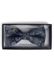 Andrew James Muszka z zawartością jedwabiu Mężczyźni Jedwab niebieski, ONE SIZE. Niebieskie krawaty i muchy męskie Andrew James, bez wzorów, z bawełny, eleganckie. Za 179.95 zł.