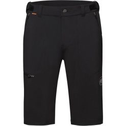 Spodnie trekkingowe męskie Mammut Runbold. Czarne szorty męskie Mammut, bez wzorów, sportowe. Za 648.00 zł.