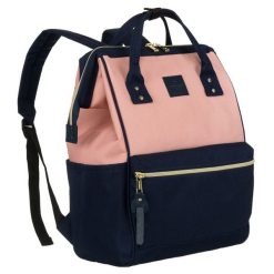 Plecak damski Peterson PTN ALFA różowy. Czerwone plecaki damskie Peterson, bez wzorów, z materiału. Za 117.99 zł.