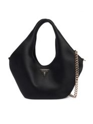 Guess Torebka Jewels Mini HWSG22 48750 Czarny. Czarne torebki wieczorowe Guess, z aplikacjami, z materiału, wizytowe, bez kołnierzyka, bez ramiączek. Za 414.99 zł.