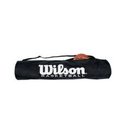Duża Torba worek na piłki do koszykówki Wilson Basketball 5 piłek - WTB1810. Czarne torebki dziecięce Wilson. Za 106.15 zł.