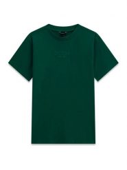Guess T-Shirt L5RI36 K8HM4 Zielony ciemny Regular Fit. Zielone t-shirty chłopięce Guess, z aplikacjami, z bawełny, bez ramiączek. Za 114.99 zł.