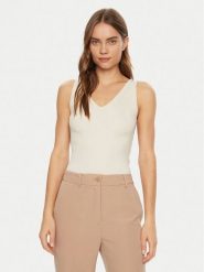 Guess Top W5RR18 Z34O0 Biały Regular Fit. Białe topy damskie Guess, s, z aplikacjami, z wiskozy, bez kołnierzyka. Za 159.99 zł.
