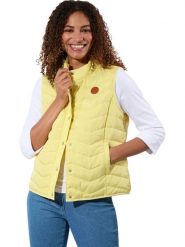 WITT WEIDEN Kamizelka pikowana w kolorze żółtym rozmiar: 48. Żółte kamizelki damskie WITT WEIDEN, ze skóry. Za 82.99 zł.