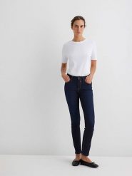 MAVI Dżinsy - Skinny fit - w kolorze granatowym rozmiar: W34/L38. Niebieskie jeansy damskie MAVI. Za 139.95 zł.