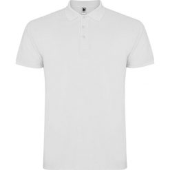 Męska Koszulka Polo Star. Białe koszulki polo męskie ROLY, m, bez wzorów, bez ramiączek. Za 56.99 zł.