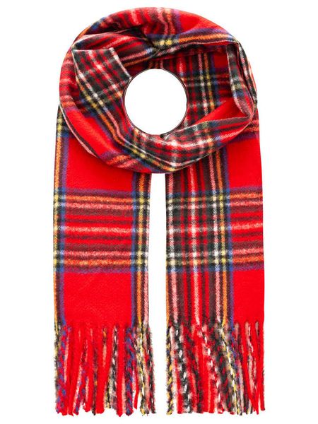 Zwillingsherz Szal w kolorze czerwonym - 200 x 33 cm rozmiar: onesize. Czerwone szaliki i kominy damskie Zwillingsherz, bez wzorów, z materiału. Za 122.09 zł.