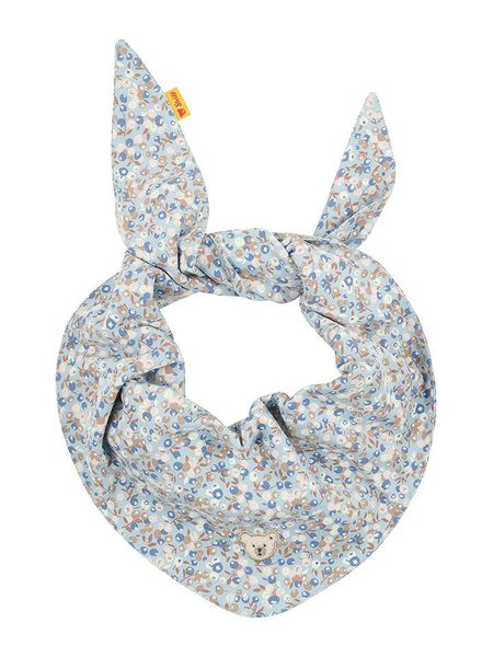 Steiff Szal w kolorze błękitno-beżowym rozmiar: onesize. Brązowe szaliki dziecięce Steiff, z bawełny, bez ramiączek. Za 43.57 zł.