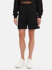 Calvin Klein Jeans Szorty sportowe J20J225221 Czarny Relaxed Fit. Czarne spodenki sportowe damskie Calvin Klein Jeans, m, z bawełny. Za 219.99 zł.