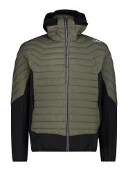 CMP Kurtka hybrydowa w kolorze oliwkowo-czarnym rozmiar: 46. Brązowe kurtki outdoor męskie CMP, bez wzorów, z materiału, bez kaptura. Za 239.86 zł.