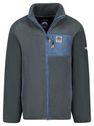 Geographical Norway Kurtka polarowa "Urock" w kolorze antracytowym rozmiar: S. Czarne kurtki męskie Geographical Norway, s, bez wzorów, z polaru, bez kaptura. Za 118.01 zł.