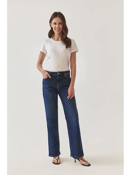 TATUUM Dżinsy - Comfort fit - w kolorze granatowym rozmiar: 42. Niebieskie jeansy damskie Tatuum. Za 245.38 zł.