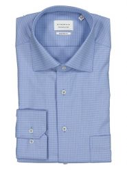 Eterna Koszula - Modern fit - w kolorze niebiesko-białym rozmiar: 48. Białe koszule męskie Eterna, bez wzorów, z bawełny, bez kołnierzyka, bez ramiączek. Za 101.23 zł.