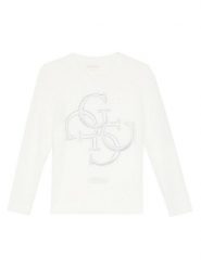 Guess Sweter J5BR07 Z0720 Écru Regular Fit. Swetry dziewczęce Guess, z aplikacjami, z syntetyku, bez kołnierzyka. Za 139.99 zł.