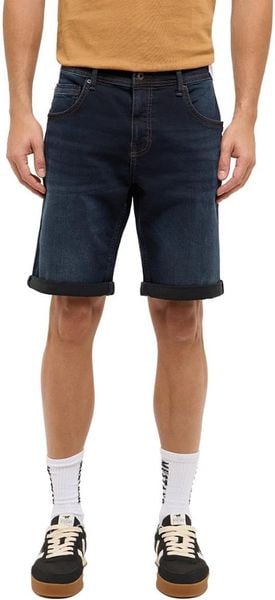 Męskie Szorty Mustang Style Chicago Shorts Z Denim Blue 1017453 5000 803. Niebieskie szorty męskie Mustang, bez wzorów, z denimu. Za 149.99 zł.