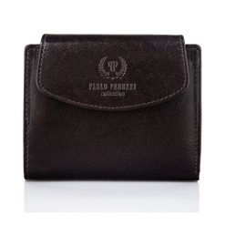 Portfel skórzany PAOLO PERUZZI RFID T-12-BR brązowy. Brązowe portfele damskie Paolo Peruzzi, bez wzorów, ze skóry. Za 69.99 zł.