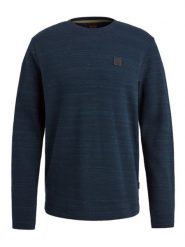 PME Legend Sweter w kolorze granatowym rozmiar: XL. Niebieskie swetry męskie PME Legend, xl, bez wzorów, z bawełny, bez kołnierzyka. Za 139.87 zł.