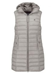 ANAPURNA Kamizelka pikowana "Vakitalana Long" w kolorze szarym rozmiar: S. Szare kamizelki damskie ANAPURNA, s. Za 126.99 zł.