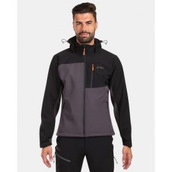 Męska kurtka softshell Kilpi ONTAVIO-M. Szare kurtki softshell damskie Kilpi, m, bez wzorów, z softshellu, bez kaptura. Za 422.05 zł.