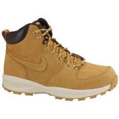 Buty zimowe Nike Manoa Leather 454350-700 brązowe. Brązowe buty sportowe na co dzień męskie na zimę, bez zapięcia. Za 702.66 zł.