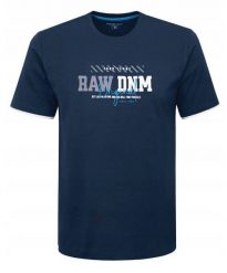 T-Shirt (Koszulka) Męska - Pako Jeans - Granatowa, Nadruk, Print. Niebieskie t-shirty męskie Pako Jeans, l, bez wzorów, z bawełny, bez kołnierzyka. Za 69.00 zł.