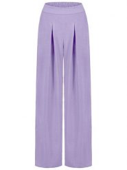 Sublevel Spodnie w kolorze fioletowym rozmiar: M/L. Różowe spodnie materiałowe damskie Sublevel, bez wzorów, z materiału. Za 113.99 zł.