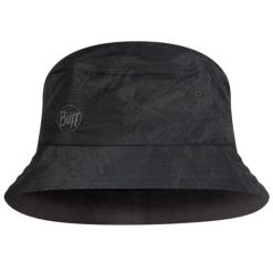 Kapelusz turystyczny unisex Buff Adventure Bucket Hat. Czarne kapelusze damskie Buff, bez wzorów, z elastanu. Za 145.70 zł.