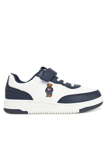 Polo Ralph Lauren Sneakersy Masters Court II RL03403101 Biały. Białe buty sportowe chłopięce Polo Ralph Lauren, bez wzorów, ze skóry, bez zapięcia. Za 289.99 zł.