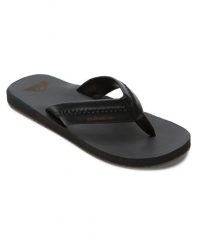 Sandały dla Mężczyzn CARVER NATURAL Czarny. Czarne sandały męskie Quiksilver, z gumy, bez zapięcia. Za 179.99 zł.