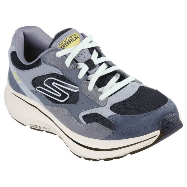 Buty sportowe męskie Skechers Go Run Consistent 2. Czarne buty sportowe na co dzień męskie Skechers, z zamszu, bez zapięcia. W wyprzedaży za 390.00 zł.
