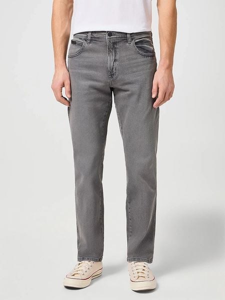 Wrangler Dżinsy - Regular fit - w kolorze szarym rozmiar: W38/L30. Szare jeansy męskie Wrangler. Za 144.58 zł.