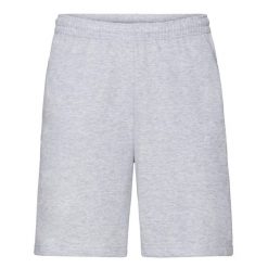 Lekkie Spodenki Męskie. Szare szorty męskie Fruit of the Loom, bez kołnierzyka. Za 64.99 zł.