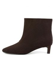 Loft37 Skórzane botki w kolorze brązowym rozmiar: 36. Brązowe botki damskie loft37, eleganckie, bez obcasa, na szpilce, bez zapięcia. Za 521.99 zł.