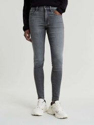 G-Star Dżinsy - Skinny fit - w kolorze szarym rozmiar: W31/L32. Szare jeansy damskie G-Star. Za 250.35 zł.