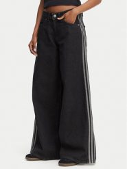 Adidas Jeansy Firebird Adilenium KD2905 Czarny Wide Leg. Czarne jeansy damskie Adidas. Za 479.99 zł.
