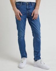 LEE LUKE MĘSKIE SPODNIE JEANSOWE JEANS DŻINSY BLUE SHADOW MID L719IAA27 112338457. Niebieskie jeansy męskie Lee. Za 229.99 zł.