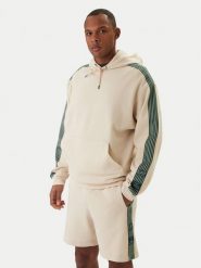 EA7 Emporio Armani Bluza 7M001508 AF12660 Beżowy Regular Fit. Brązowe bluzy bez kaptura męskie EA7 Emporio Armani, l, z bawełny. Za 669.99 zł.