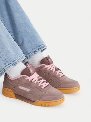 Reebok Sneakersy EO-WORKOUT PLUS 100270519 Brązowy jasny. Brązowe buty sportowe dziewczęce Reebok, bez wzorów, ze skóry, bez zapięcia. Za 249.99 zł.